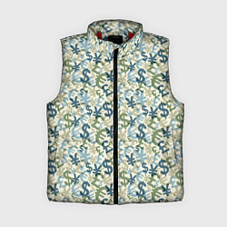 Женский жилет Значки валют, цвет: 3D-красный