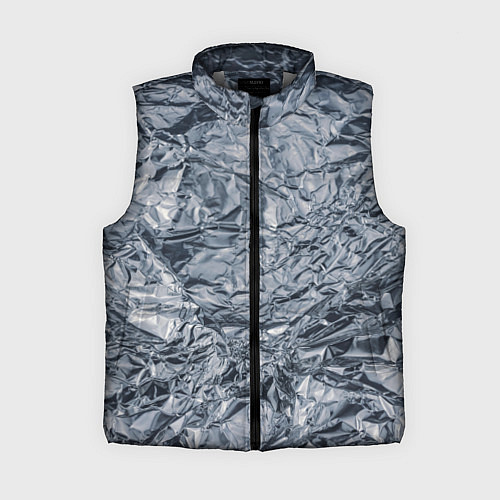 Женский жилет Алюминиевая фольга / 3D-Светло-серый – фото 1