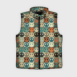 Женский жилет Peace symbol pattern