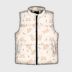 Женский жилет Милый кролик паттерн