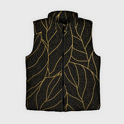 Женский жилет Золотые листья градиент