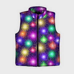 Женский жилет Праздничный салют - фейерверк