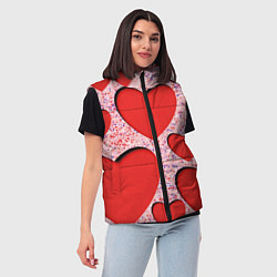Женский жилет Для любимых, цвет: 3D-черный — фото 2