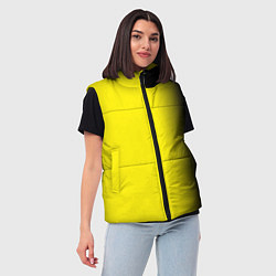 Женский жилет И черный и желтый, цвет: 3D-черный — фото 2