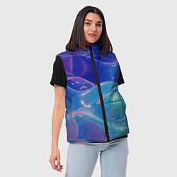 Женский жилет Эстетика волн, цвет: 3D-красный — фото 2