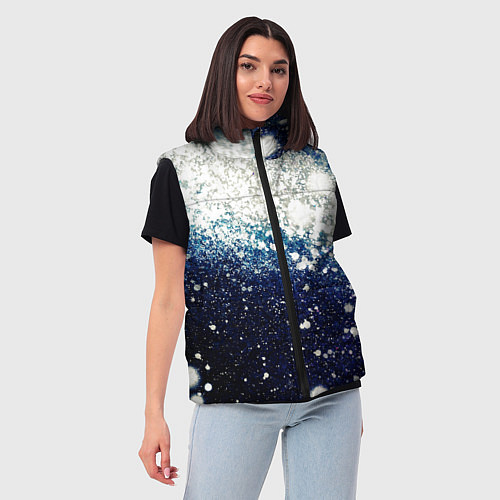 Женский жилет Необъятные просторы вселенной / 3D-Черный – фото 3