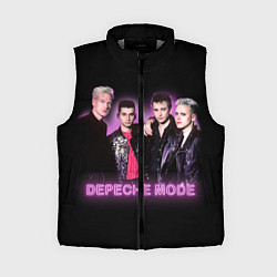 Женский жилет 80s Depeche Mode neon, цвет: 3D-светло-серый