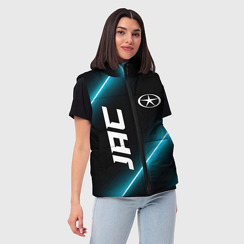 Женский жилет JAC неоновые лампы / 3D-Черный – фото 3