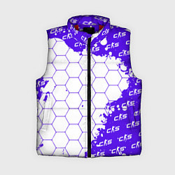 Женский жилет Counter Strike 2 Pattern, цвет: 3D-красный