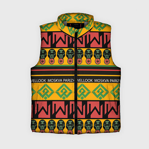 Женский жилет Цвета африки / 3D-Светло-серый – фото 1
