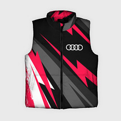Женский жилет Audi fast lines, цвет: 3D-черный