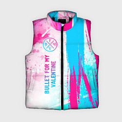 Женский жилет Bullet For My Valentine neon gradient style: по-ве, цвет: 3D-черный