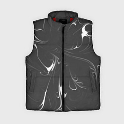 Женский жилет Черно-белый узор, цвет: 3D-красный
