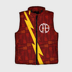 Женский жилет Pantera гитары и молния, цвет: 3D-черный