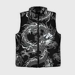 Женский жилет Татуировка японского дракона