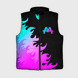 Женский жилет Asking Alexandria неоновый огонь, цвет: 3D-черный