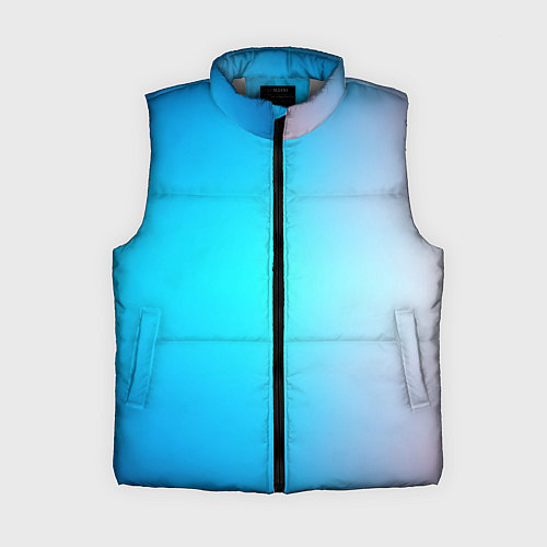 Женский жилет Градиент из голубого в розовый / 3D-Светло-серый – фото 1