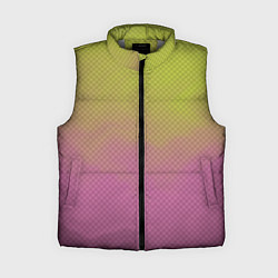 Женский жилет Салатово-розовый дым - Хуф и Ся