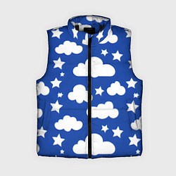 Женский жилет Облака и звёздочки