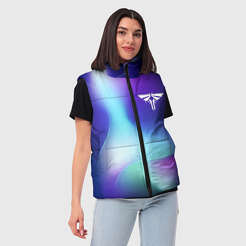 Женский жилет The Last Of Us northern cold / 3D-Черный – фото 3