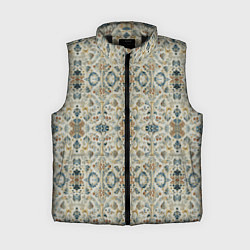 Женский жилет Царские узоры, цвет: 3D-черный