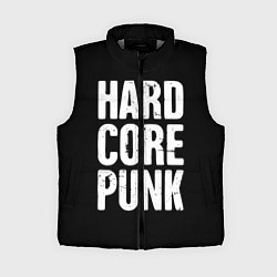 Женский жилет Hardcore punk, цвет: 3D-светло-серый