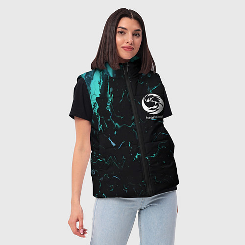 Женский жилет Beastcoast абстракт / 3D-Черный – фото 3