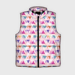 Женский жилет Цветные треугольники