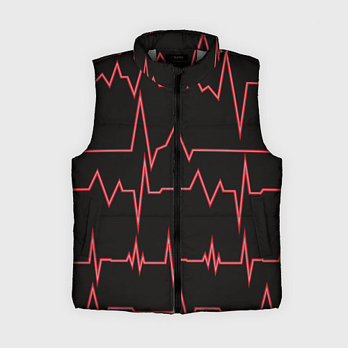 Женский жилет Мой пульс / 3D-Светло-серый – фото 1