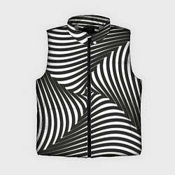 Женский жилет Оптическая иллюзия водоворот