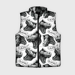 Женский жилет Тиранозавр Рекс, цвет: 3D-черный