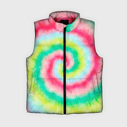 Женский жилет Тай дай клубничный, цвет: 3D-красный