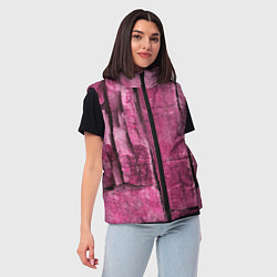Женский жилет Violet stones, цвет: 3D-черный — фото 2