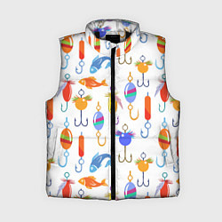 Женский жилет Рыбалочка, цвет: 3D-черный