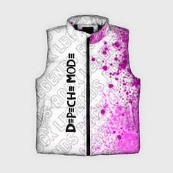 Женский жилет Depeche Mode rock legends: по-вертикали, цвет: 3D-черный