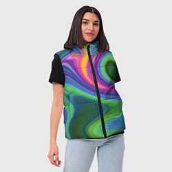 Женский жилет Color abstraction, цвет: 3D-светло-серый — фото 2