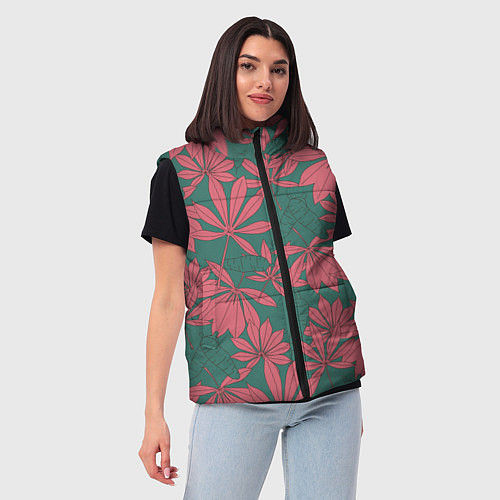Женский жилет Pink nature / 3D-Черный – фото 3