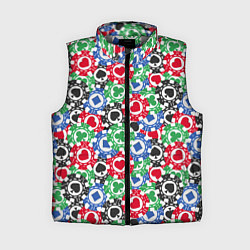 Женский жилет Фишки, Ставки, Покер