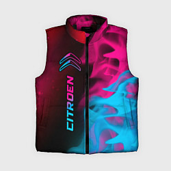 Женский жилет Citroen - neon gradient: по-вертикали, цвет: 3D-черный