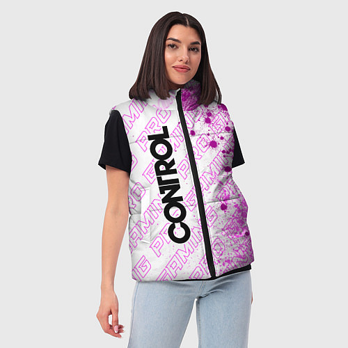 Женский жилет Control pro gaming: по-вертикали / 3D-Черный – фото 3