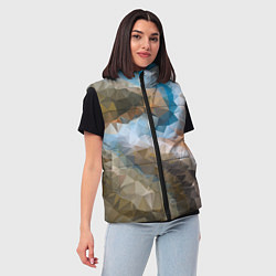Женский жилет Spirit pattern, цвет: 3D-красный — фото 2