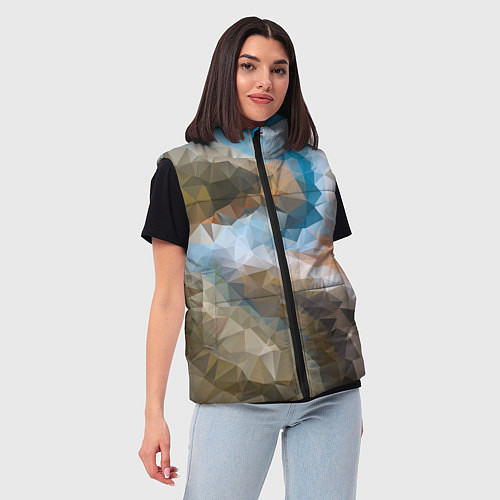 Женский жилет Spirit pattern / 3D-Красный – фото 3