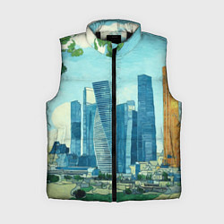Женский жилет Москва-сити Ван Гог