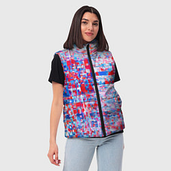 Женский жилет Пестрые краски, цвет: 3D-светло-серый — фото 2