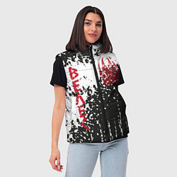 Женский жилет Лапа медведя, цвет: 3D-черный — фото 2