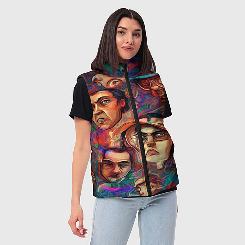 Женский жилет Страсть и Ненависть в Лас-Вегасе / 3D-Светло-серый – фото 3