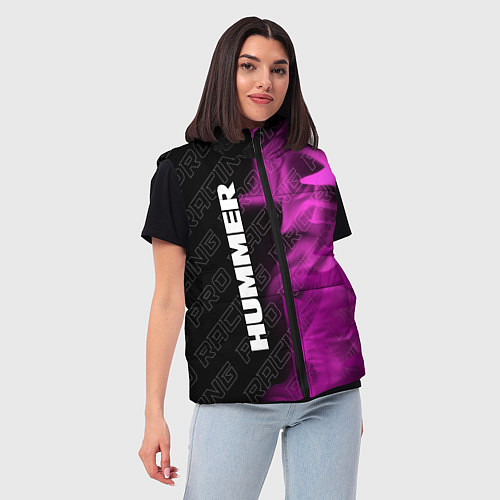Женский жилет Hummer pro racing: по-вертикали / 3D-Черный – фото 3