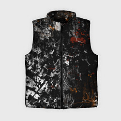 Женский жилет Граффити абстрактный рисунок, цвет: 3D-черный
