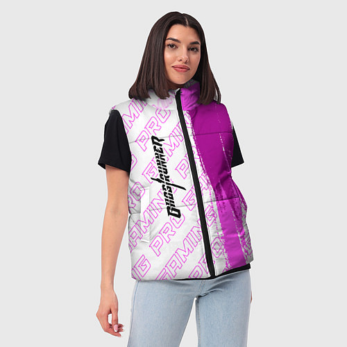 Женский жилет Ghostrunner pro gaming: по-вертикали / 3D-Черный – фото 3