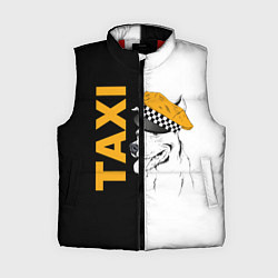 Женский жилет Собака в кепке таксиста